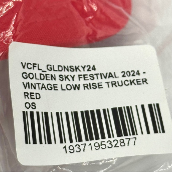 NWT Aviator Nation Golden Sky 2024 Festival Trucker Hat Cap Red Country Music - Picture 5 of 15